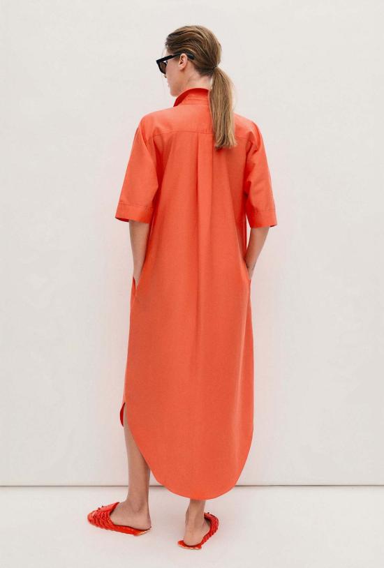  실크 런드리 숏 원피스 반팔 보이프렌드 셔츠 드레스 스냅퍼 - SILK LAUNDRY