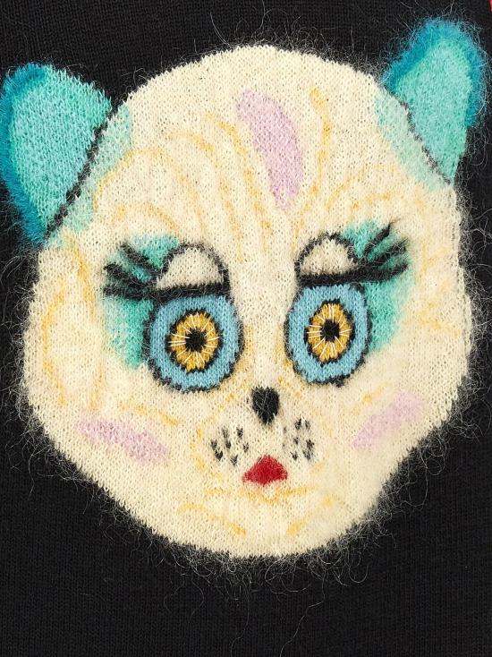  발렌티노 가라바니 스웨터 Valentino Garavani Le Chat De La Maison  블랙 - VALENTINO GARAVANI