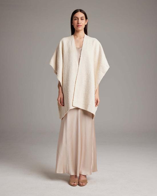  보즈 가디건 솔리드 파인 플램 코튼 더스터 멀티 - VOZ