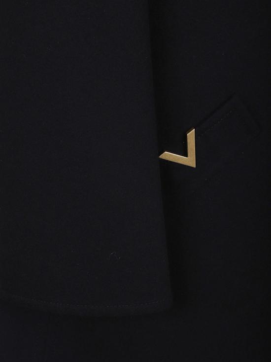  발렌티노 가라바니 코트 Valentino Garavani Cappotto Cn V 메탈로  Nero - VALENTINO GARAVANI