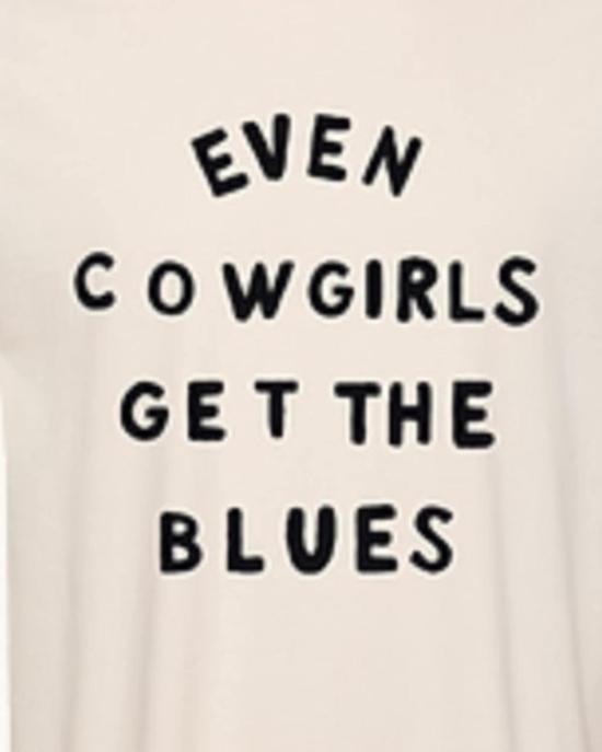  Sad Cowboys Club Cap 반팔 티셔츠 포인터 앤 파인, 심지어 카우걸도 블루스를 느낀다 티셔츠 - OTHER BRANDS