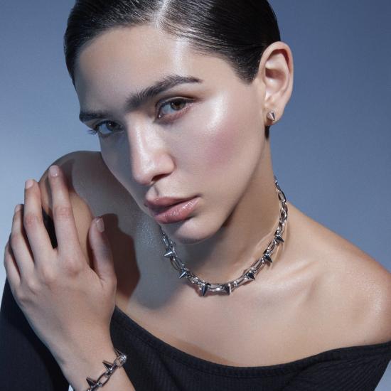  주미 림 이어링 피어스 스터드 브라스/로듐