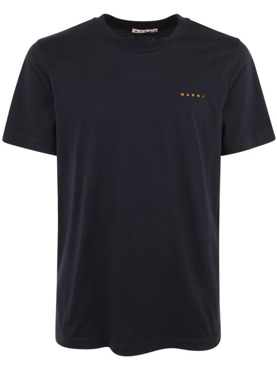  마르니 반팔 티셔츠 티셔츠 블루블랙