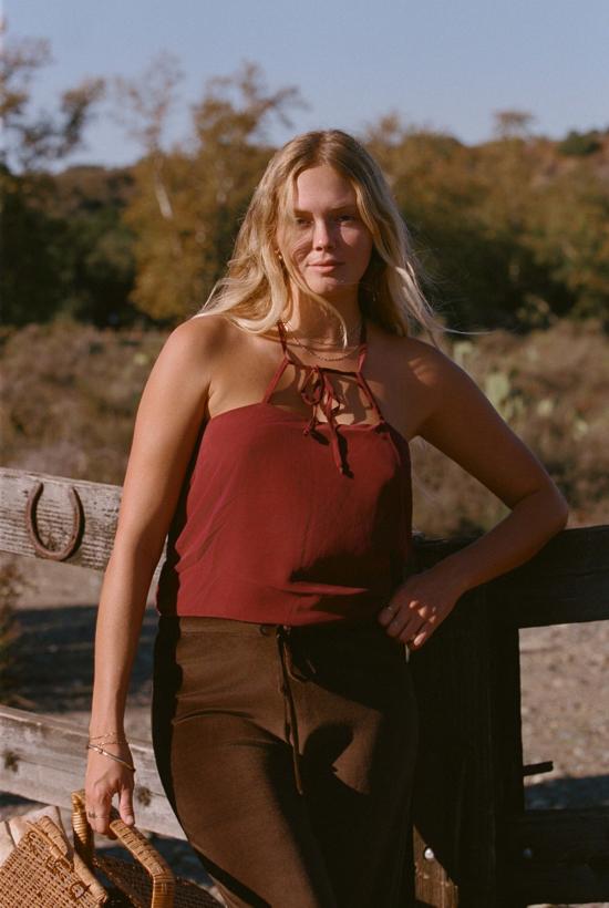  메릿 찰스 민소매 티셔츠 찰리 탱크