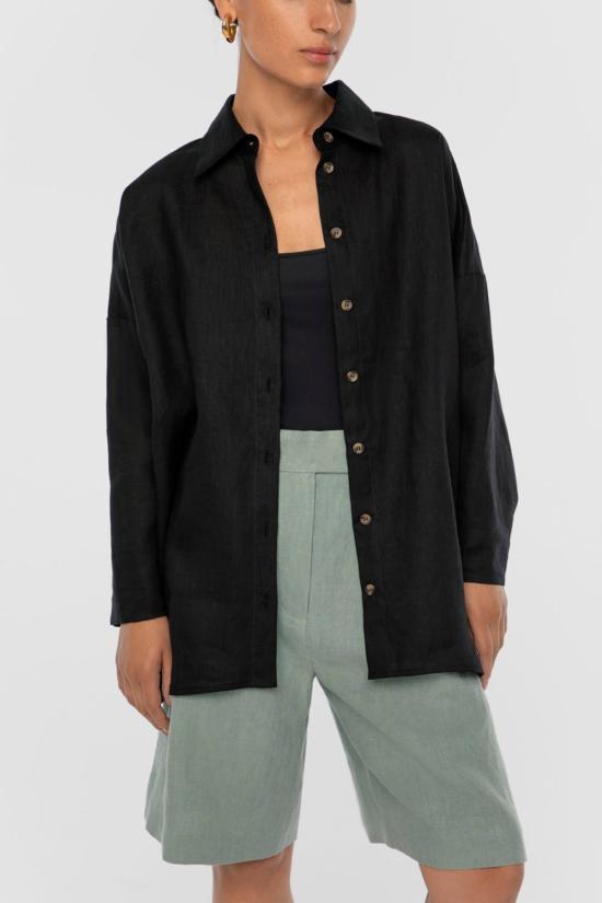  DĀL THE LABEL 셔츠 달테라벨 린넨 오버사이즈 셔츠 - OTHER BRANDS