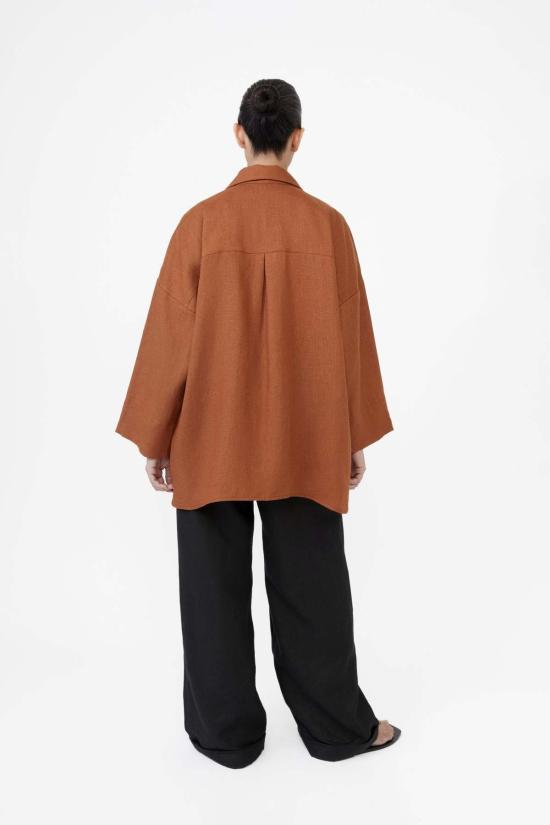  DĀL THE LABEL 셔츠 달테라벨 린넨 오버사이즈 셔츠 - OTHER BRANDS