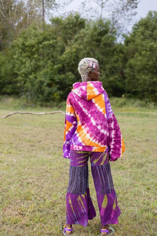  아바카시 스트레이트 팬츠 티어드 샤라라 팬츠 - ABACAXI