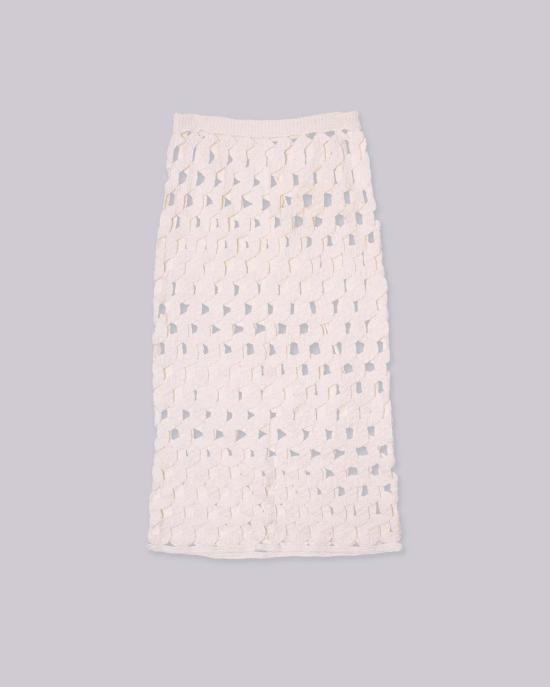  사야카 다비스 뉴욕 롱 원피스 사야카 데이비스 뉴욕 크로셰  화이트 - SAYAKA DAVIS NEW YORK