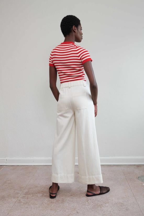  마리아 스탠리 스트레이트 팬츠 슬론 트라우저 본 데님 - MARIA STANLEY