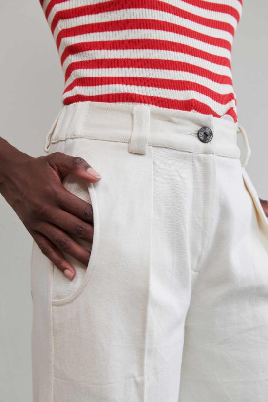  마리아 스탠리 스트레이트 팬츠 슬론 트라우저 본 데님 - MARIA STANLEY