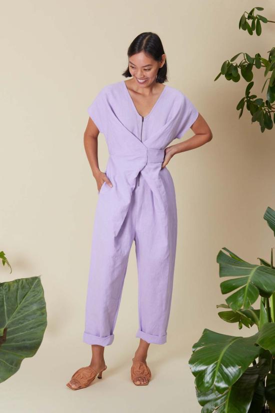  RUJUTA SHETH 점프수트 루주타 셰스 비너스 랩 점퍼 라일락 - OTHER BRANDS