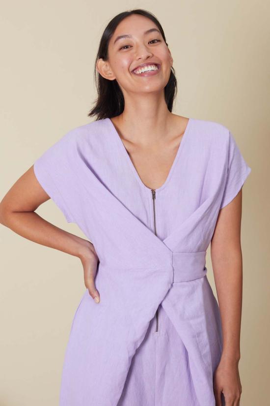  RUJUTA SHETH 점프수트 루주타 셰스 비너스 랩 점퍼 라일락 - OTHER BRANDS