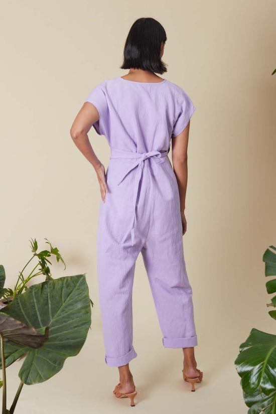  RUJUTA SHETH 점프수트 루주타 셰스 비너스 랩 점퍼 라일락 - OTHER BRANDS