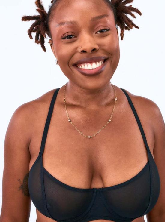  La Fille D'o 브라 라 필 드 오 커밍 업  블랙 - OTHER BRANDS