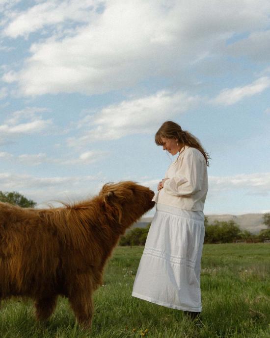  Sønderhaus 롱 스커트 쇠네르하우스 달리아 스커트 - OTHER BRANDS