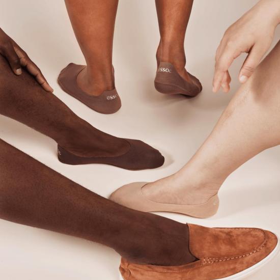  Essoc Inc 양말 에속() 면 소재 발목  10켤레 세트, 에스프레소 브라운 색상 - OTHER BRANDS