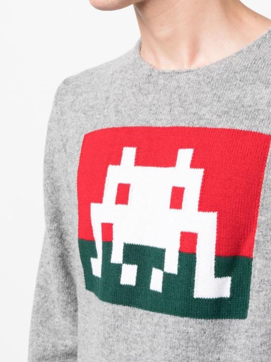  꼼데가르송 스웨터 Comme Des Garçons 그래픽 프린트 - COMME DES GARCONS