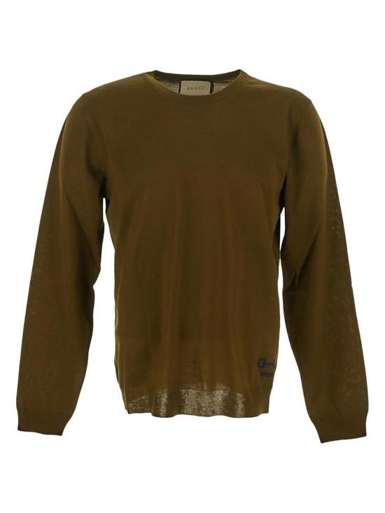  구찌 스웨터 울 니트  밀리터리 그린