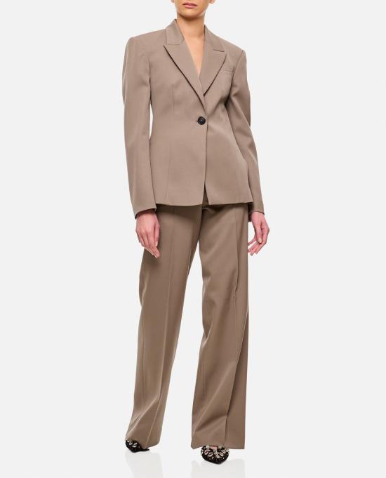  디 아티코 스트레이트 팬츠 아티코 롱 팬츠 그레이 - THE ATTICO