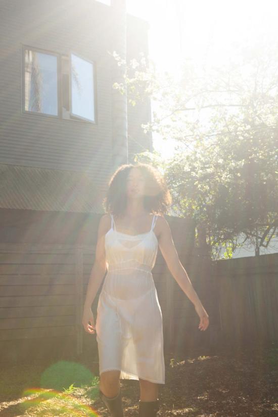  에리카 타노브 라운지 웨어 에리카 타노프 롤라 실크 슬립 드레스 아이보리 - ERICA TANOV