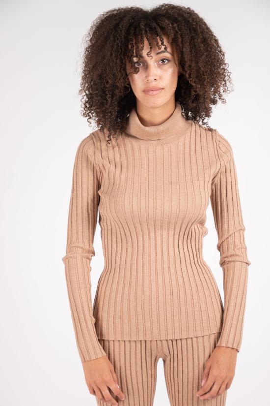  LF 마키 터틀넥 L.F.Markey 워커 골지 니트 탑 (카멜색)