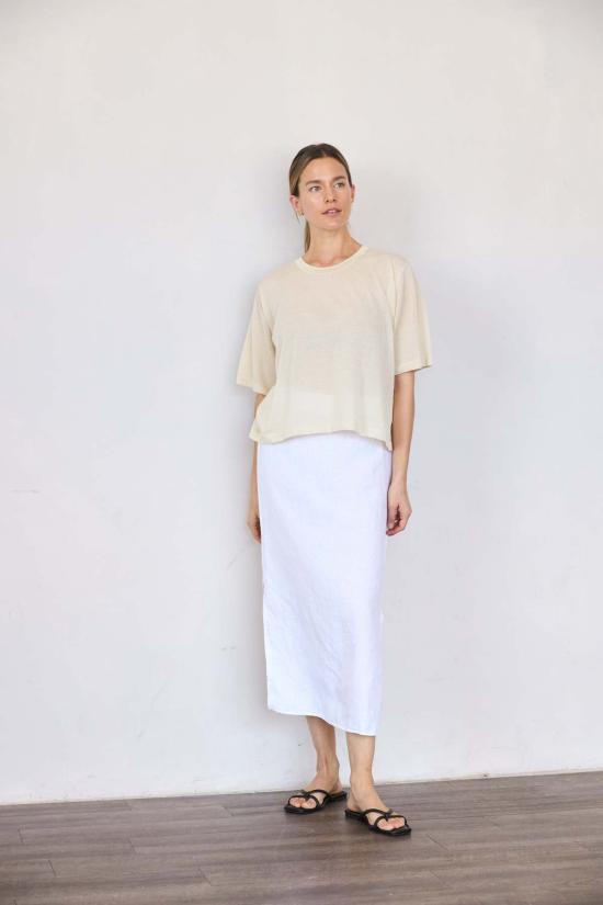  잇이즈웰 LA 스웨터 잇이즈웰 L.A. 경량 반팔 - IT IS WELL L.A.