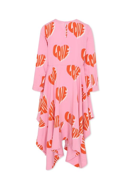  [키즈] 스텔라 맥카트니 원피스 스텔라 매카트니 키즈 핑크 드레스, 러브 프린트 드레스 - STELLA MCCARTNEY