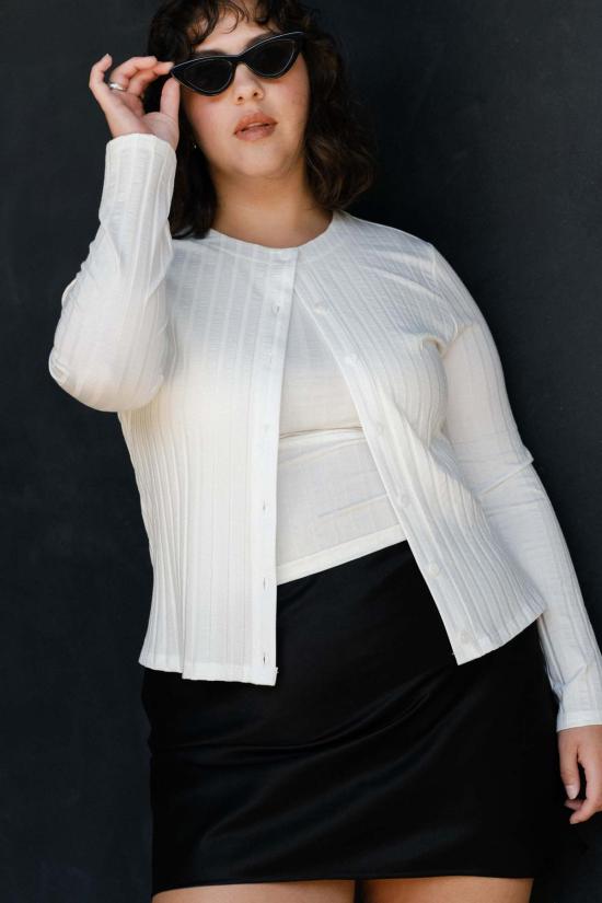  Whimsy + Row 가디건 Coco Cardigan Cream - OTHER BRANDS