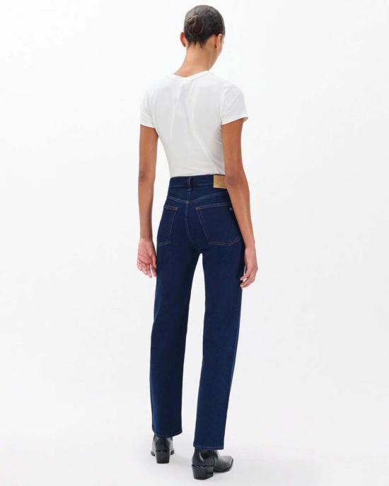  랙앤본 데님 팬츠 할로우 앵클 스트레이트 진 다크 린스 - RAG & BONE