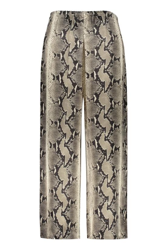  케이트 스트레이트 팬츠 카이트 민디 애니멀리어 와이드 레그 팬츠 - KHAITE