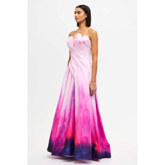  아클레어 롱 원피스 아클러 그린홀름 맥시 드레스 라벤더 선셋 - ACLER