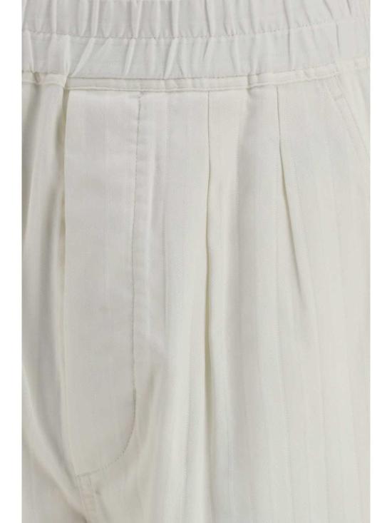  톰포드 스트레이트 팬츠 톰 포드 헤링본 스트라이프 플리츠 라운지 팬츠 - TOMFORD