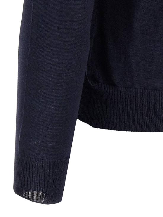  발바 스웨터 바르바 나폴리 울 & 실크  블루 - BARBA