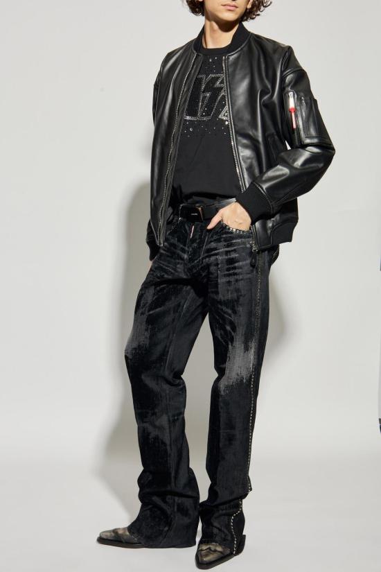  디스퀘어드2 민소매 티셔츠 Dsquared2 Dsquared2 X Kiss 탱크탑 - DSQUARED2