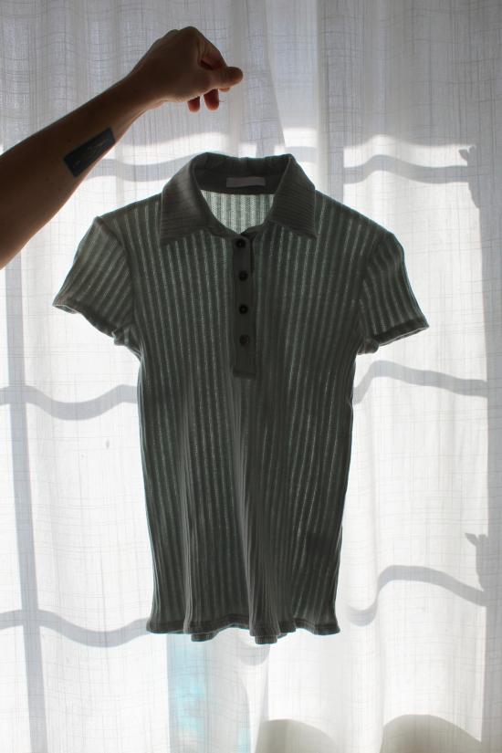  Angie Bauer 반팔 티셔츠 앤지 바우어 제인 탑 스카이 - OTHER BRANDS