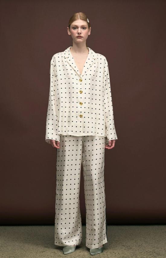  Maude Club 라운지 웨어 모드 클럽 지기 파자마 팬츠 도트 무늬 - OTHER BRANDS