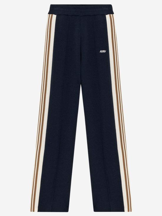  오트리 스트레이트 팬츠 비스코스 혼방 로고 팬츠