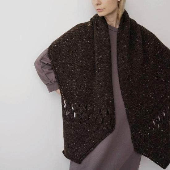  울 하이드 머플러/스카프 후드 스카프 - WOL HIDE