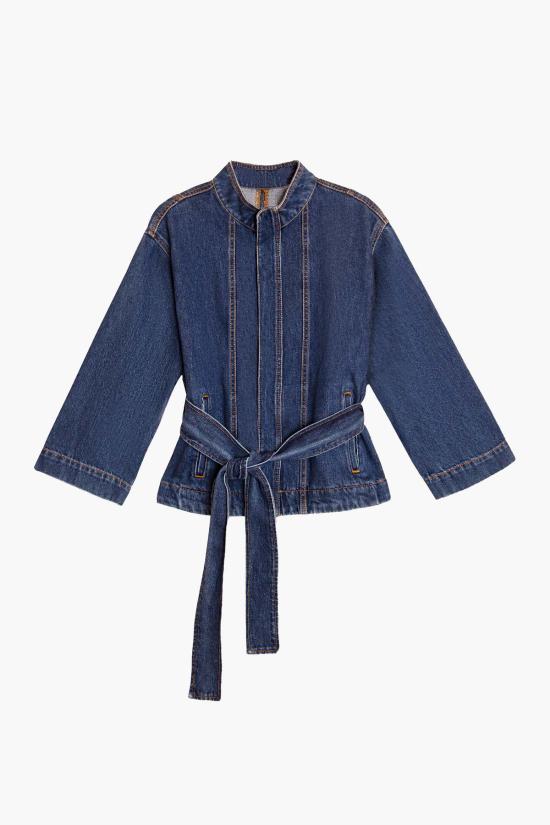  나지라 데님 자켓 카마르 데님 재킷 - NAZEERAH