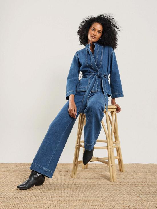  나지라 데님 자켓 카마르 데님 재킷