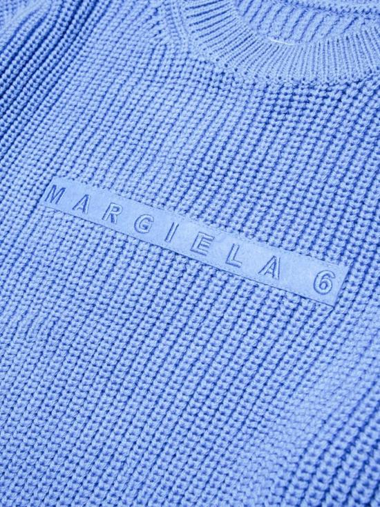  [키즈] MM6 메종마르지엘라 탑 키즈 Mm6 메종 마르지엘라 Mm6d121u 티셔츠 블루 - MM6 MAISON MARGIELA