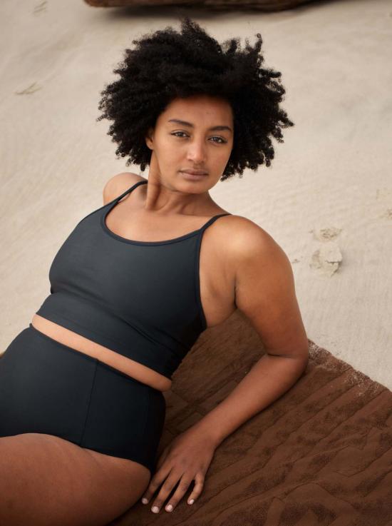  하케아 비키니 수영복 Hakea Ran 비키니 탱크탑 블랙