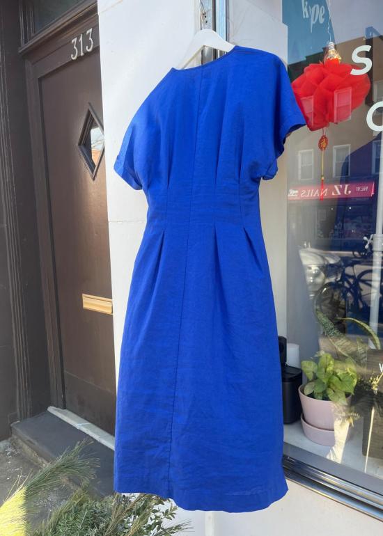  띵킹 뮤 숏 원피스 씽킹 무 로라 드레스 인디고 - THINKING MU