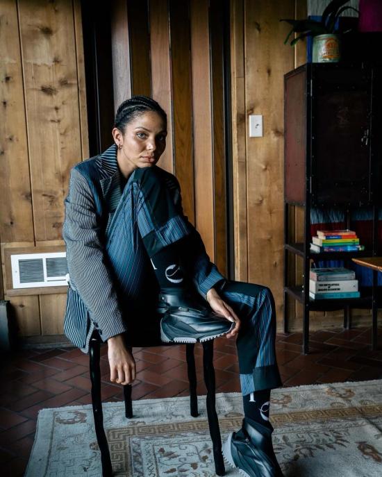  기예르모 브라보 수트 자켓 패치워크 블레이저 - GUILLERMO BRAVO