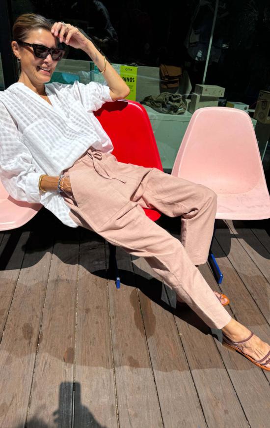  Two 스트레이트 팬츠 투 카디 페이퍼백 팬츠 피치 - OTHER BRANDS