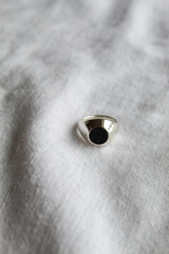  수아이 반지 오닉스 시그넷 링 스털링 실버 - SUAI