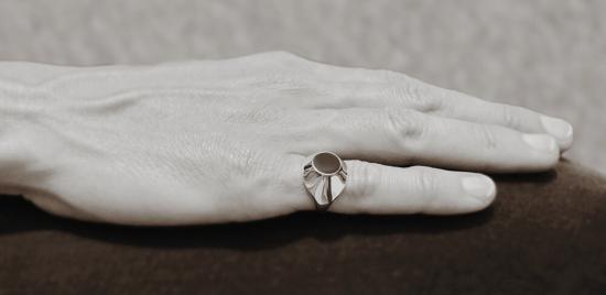  수아이 반지 오닉스 시그넷 링 스털링 실버 - SUAI