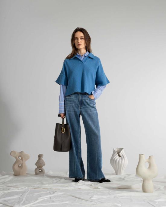  퓨처 클래식스 데님 팬츠 퓨처 클래식 루즈핏 진 미드 인디고 - FUTURE CLASSICS