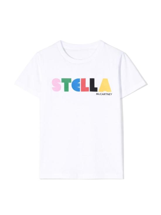  [키즈] 스텔라 맥카트니 티셔츠 스텔라 매카트니 아동용 로고 티셔츠 (화이트)