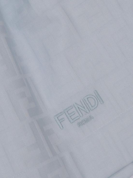  [키즈] 펜디 스커트 아동용 FF 코튼  블루 - FENDI